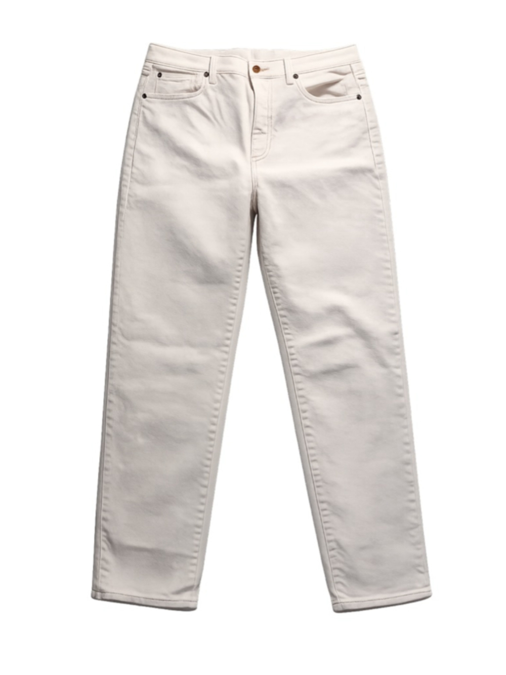 Women's Torrid High-Rise Ankle Crop Classic Denim Jeans Size 14 Off-White
217